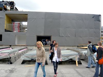 Architektur in Bewegung – Des Bürgers Garten. Führung durch den "Bürgergarten" mit Johann Obermoser Foto © aut. architektur und tirol