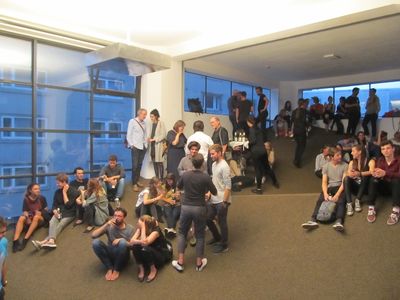 Ausstellungseröffnung "Snøhetta: Relations" - die "soziale Landschaft" wurde zum Leben erweckt.