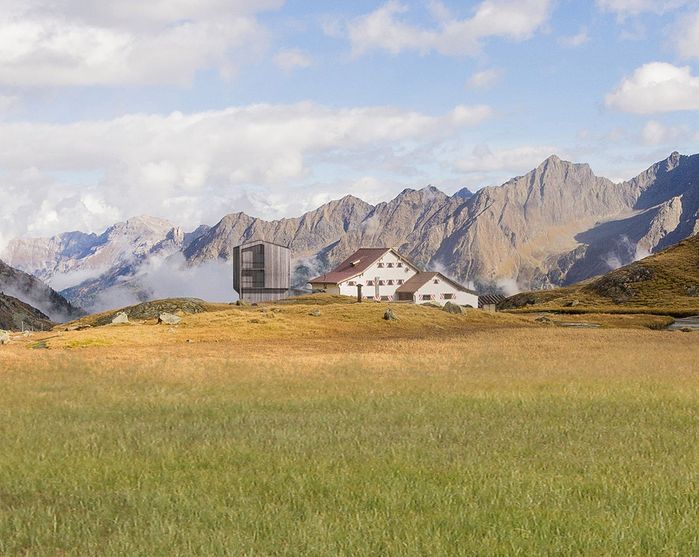 Rainer Köberl: Regensburgerhütte (Visualisierung)