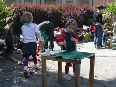 "Parkwerkstatt" für Kinder