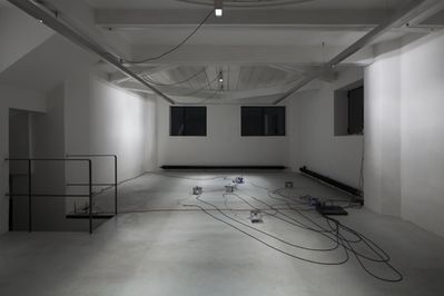 Blick in die Ausstellung "Rens Veltman: Infra und Ultra oder Colonise the Dark"