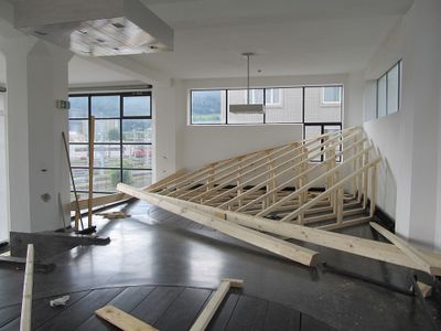 Ausstellungsaufbau - Tag 1