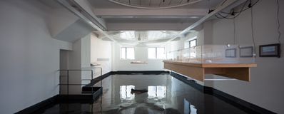 Blick in die Ausstellung "Dietmar Feichtinger: Wege und Orte" im aut