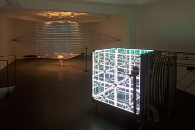 Blick in die Ausstellung "Out of Balance" im aut, Bildnachweis: © Günter R. Wett