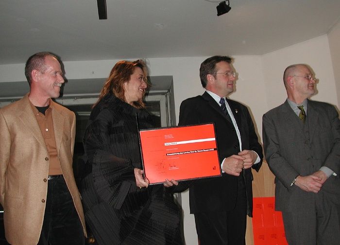 Preisverleihung 2002 mit Zaha Hadid