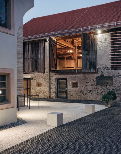 Rimml-Areal, Revitalisierung, Oberhofen, 2020 – 2023 (Architektur: U1architektur, Harald Kröpfl)