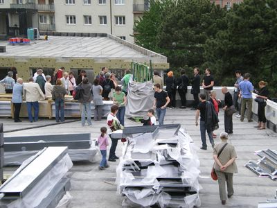 Architektur in Bewegung – Des Bürgers Garten. Führung durch den "Bürgergarten" mit Johann Obermoser Foto © aut. architektur und tirol