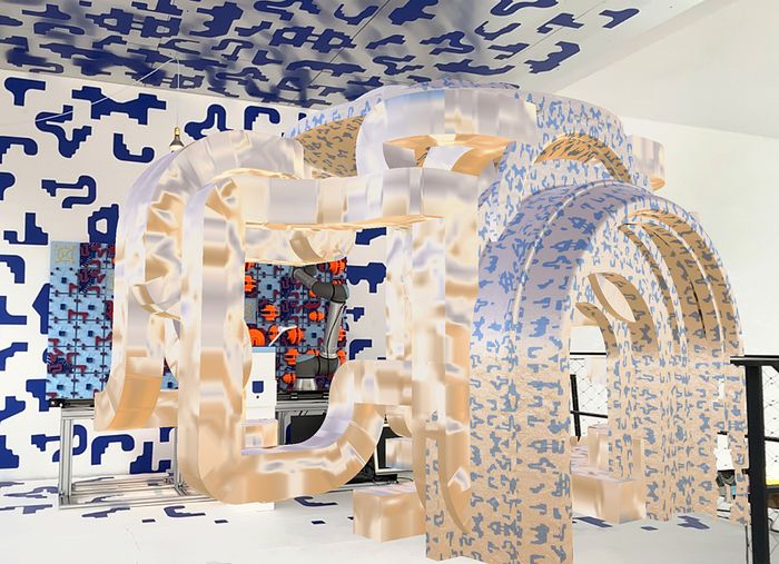 Robotic Lab "Phygital Space. An interface enabled augmentation"