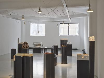 Blick in die Ausstellung – Modelle