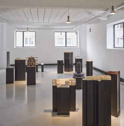 Blick in die Ausstellung – Modelle