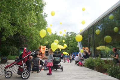 Architekturtage 2016 in Tirol – bilding  - der Architekturtage-Pavillon in Innsbruck