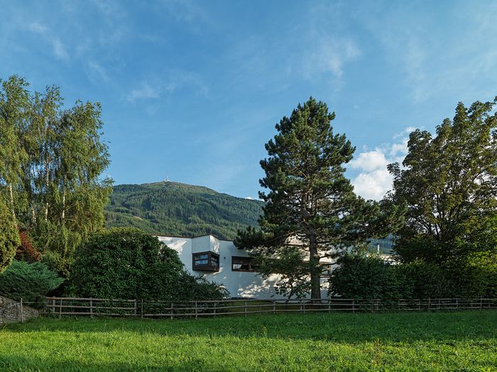 Hanno Schlögl mit Dieter Mathoi, Haus Markl, Sistrans, 1971–73