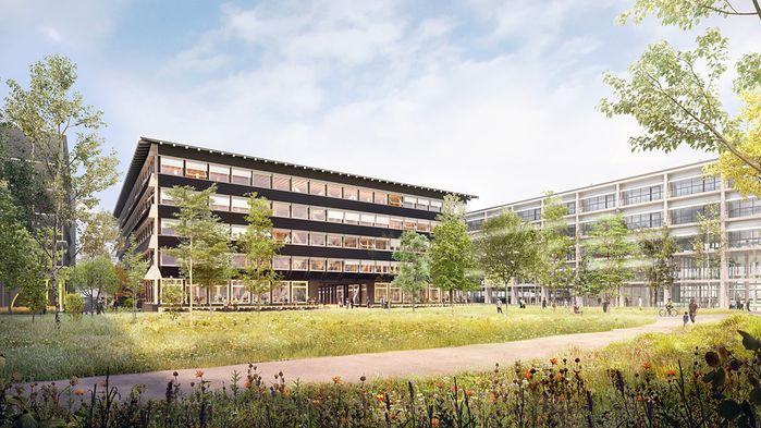 Herzog & de Meuron, Hortus, Allschwil, Rendering