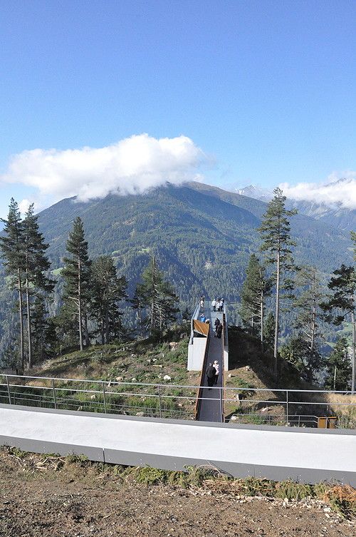 Aussichtsplattform Gachenblick, Fließ; Architektur: columbosnext