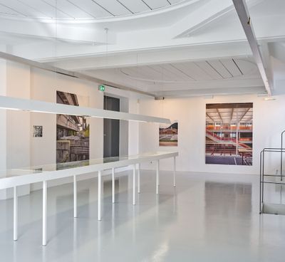 Blick in die Ausstellung im aut