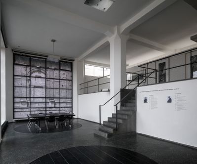 Blick in die Ausstellung "Klaus Kinold: Hans Döllgast und Rudolf Schwarz" im aut