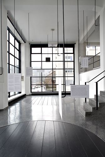 Blick in die Ausstellung "Architektur in Wörtern"