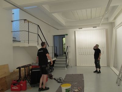 Ausstellungsaufbau - der Endspurt beginnt