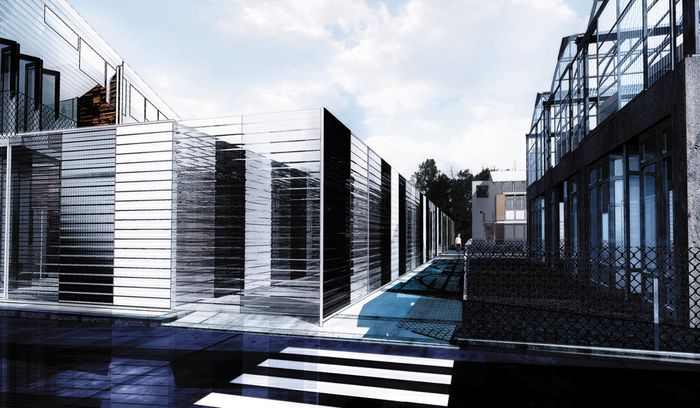 Visualisierung der Bauten von Jean Nouvel und Anne Lacaton & Jean Philippe Vassal