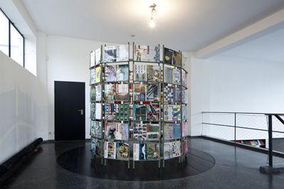 Blick in die Ausstellung "Italomodern" im aut