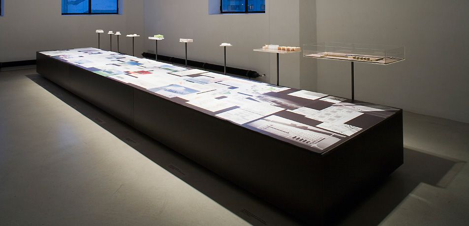 Blick in die Ausstellung im aut