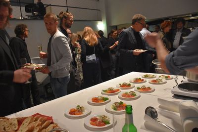 Abendessen mit Partnern und Sponsoren im aut am 24. Feber 2018