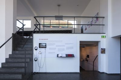 Blick in die Ausstellung "20 jahre architektur und tirol"