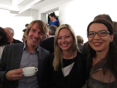 Ausstellungseröffnung und Feier "20 Jahre aut" – Kurzvorträge von Herwig van Staa (Landtagspräsident) und Arno Ritter (Leiter aut. architektur und tirol) und ein rauschendes Fest bis spät in die Nacht