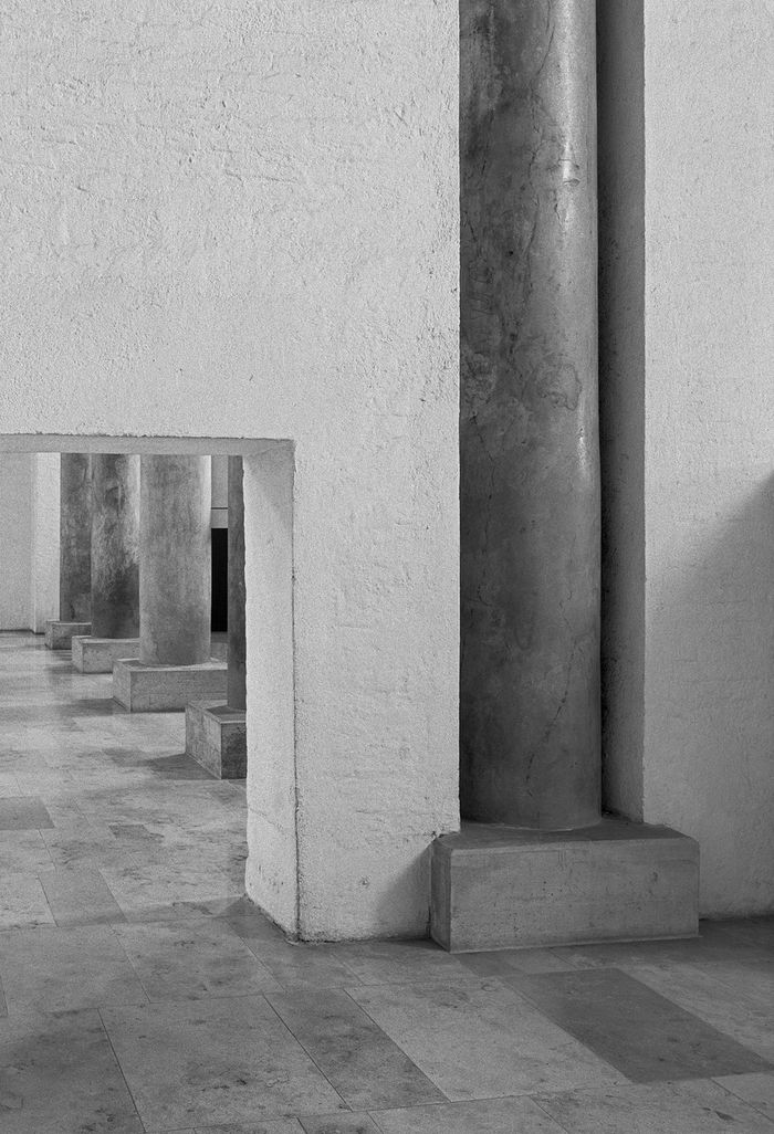 Hans Döllgast, Wiederaufbau St. Bonifaz, München, 1945 – 50, Detail