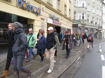 „Neues im Alten“, Stadtspaziergang in Innsbruck mit Rainer Köberl