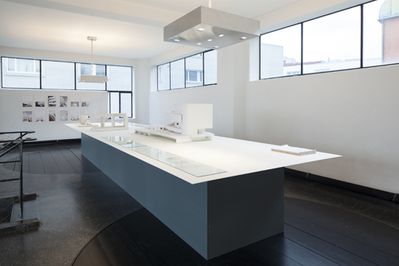 Blick in die Ausstellung "Álvaro Siza: Von der Linie zum Raum" im aut