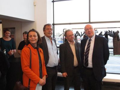 Ausstellungseröffnung und Feier "20 Jahre aut" – Kurzvorträge von Herwig van Staa (Landtagspräsident) und Arno Ritter (Leiter aut. architektur und tirol) und ein rauschendes Fest bis spät in die Nacht