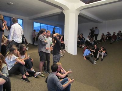 Ausstellungseröffnung "Snøhetta: Relations" - die "soziale Landschaft" wurde zum Leben erweckt.