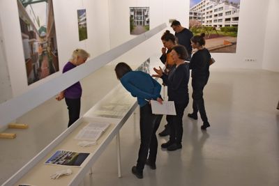 Pressegespräch zur Ausstellung "Geometrien des Lebens. Materialien zu Viktor Hufnagl"