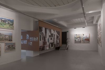 Blick in die Ausstellung "Walter Niedermayr: Koexistenzen" im aut