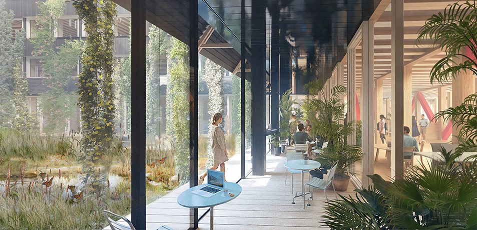 Herzog & de Meuron, Hortus, Allschwil, Rendering