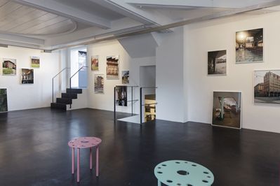 Blick in die Ausstellung "Italomodern 2" im aut